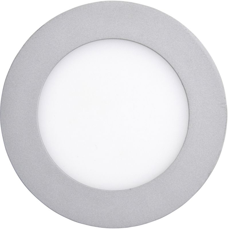 Rund LED-indbygningsspot Colours Octave 380 lm 4,8 W i sølv