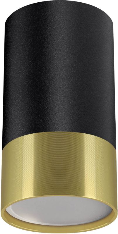 Puzon GU10 spot i sort/guld