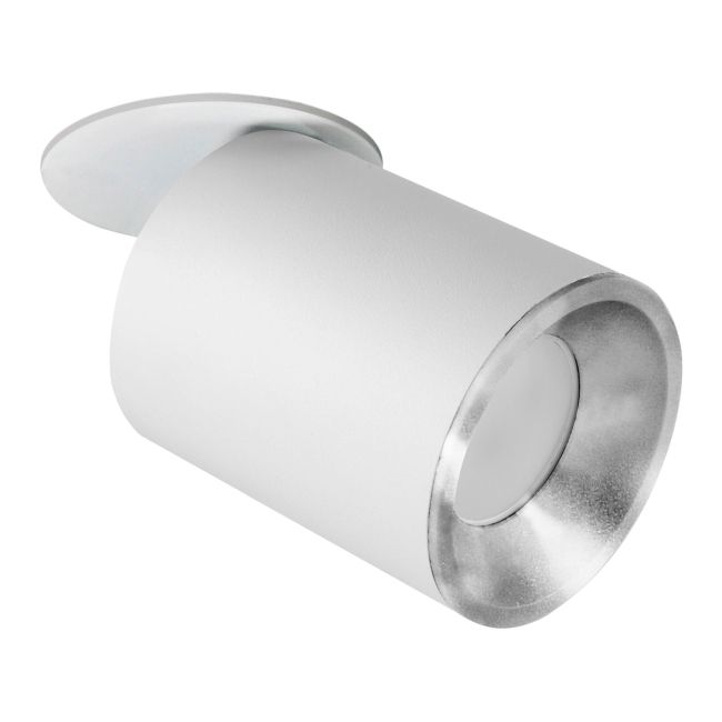 Indbygningsbar justerbar loftspot Polux Pallas GU10 hvid-sølv