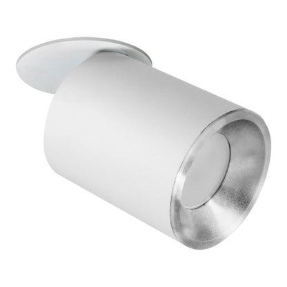 Indbygningsbar justerbar loftspot Polux Pallas GU10 hvid-sølv