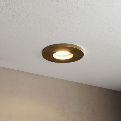 Struhm Dukat GU10 IP44 loftspot i guld