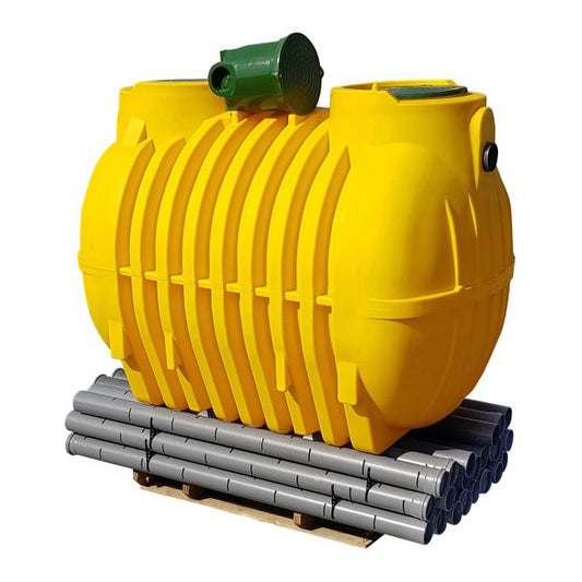 BioClean spildevandsrensningsanlæg med dræn 2500 l