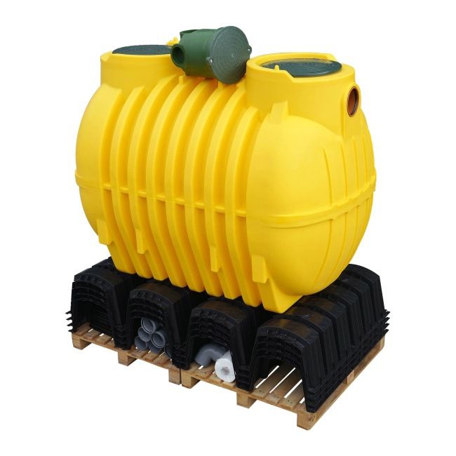 BioClean spildevandsrensningsanlæg med kamre 2500 l