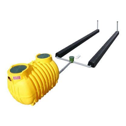 BioClean spildevandsrensningsanlæg med kamre 2500 l