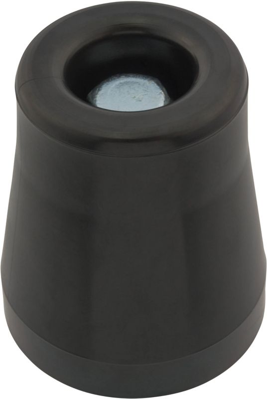 Dørstopper Aluminium Sort Kuppelformet