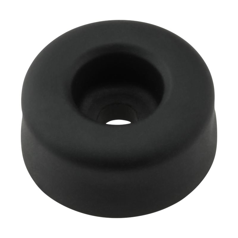 Gummidørstopper 10 x 20 mm Sort 8 stk. | 5901912836648