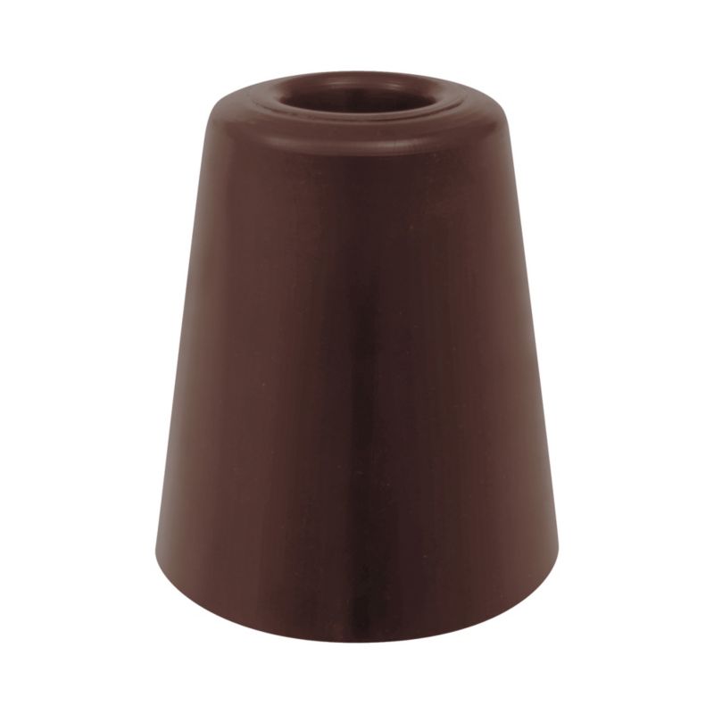 Gummidørstopper 70 x 80 mm Brun
