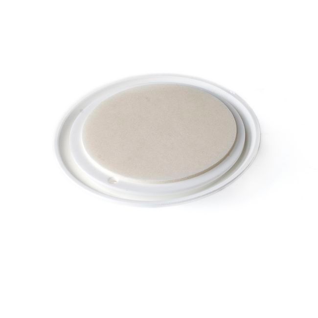 Dørstopper Rund Hvid Plast 60 mm | 5906711294606