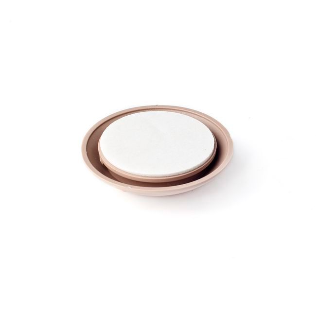 Dørstopper Rund Beige 40 mm PVC Selvklæbende