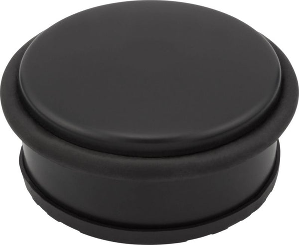 Fritstående Dørstopper Lav Sort 95 mm Stål