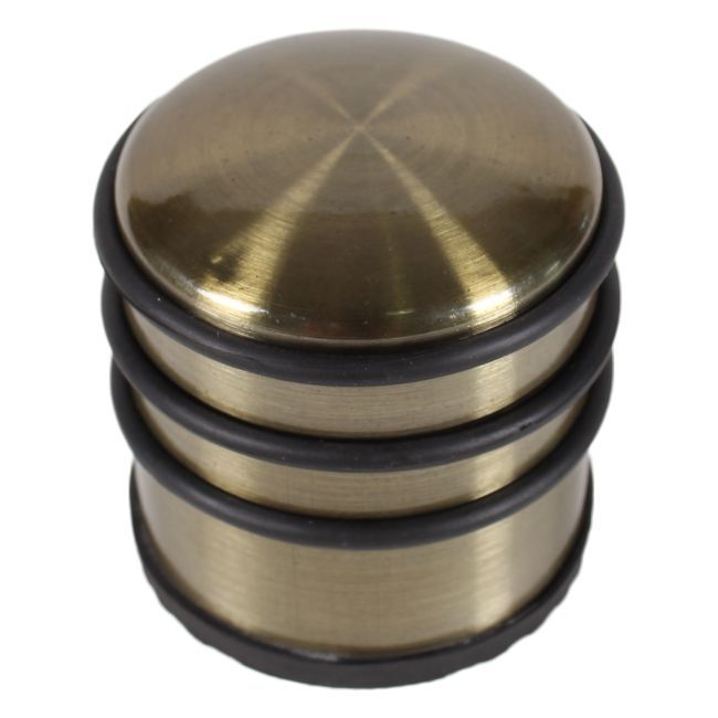 Gulvmonteret Dørstopper i Rustfrit Stål Patina 78 mm