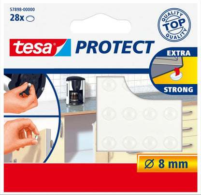 Dørstopper Transparent 8 mm 28 stk. | 4042448885067