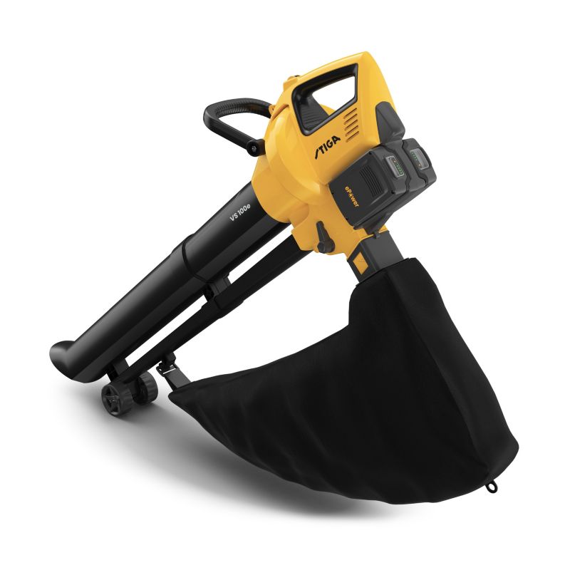 Stiga 100 E batteridrevet blæser og støvsuger