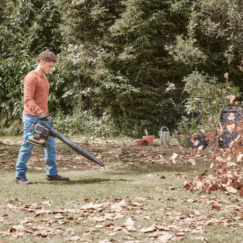 MacAllister 25,4 cc benzinblæser og løvsuger 3-i-1