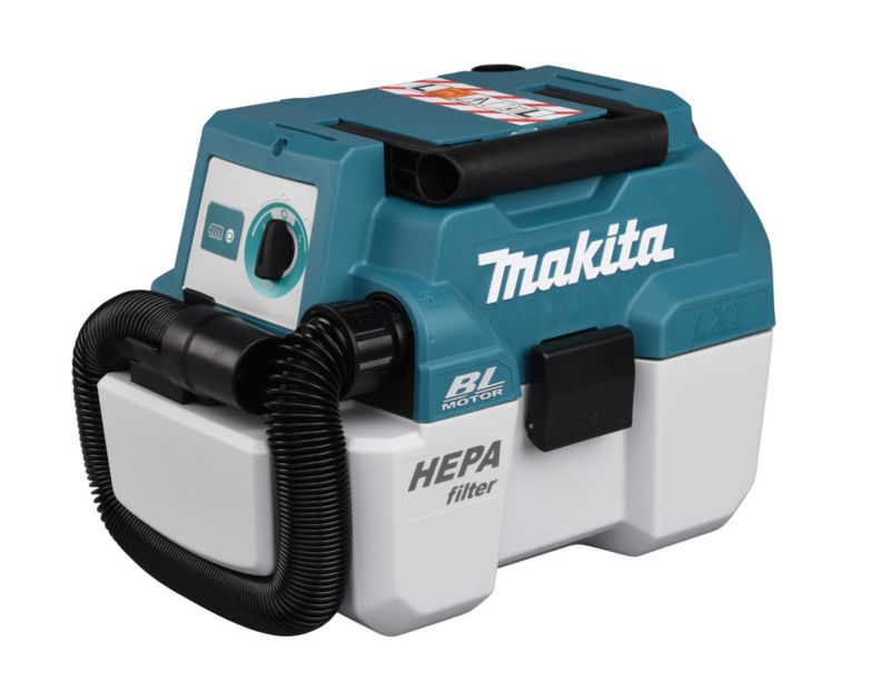 Bærbar Makita 7,5 l batteridrevet støvsuger