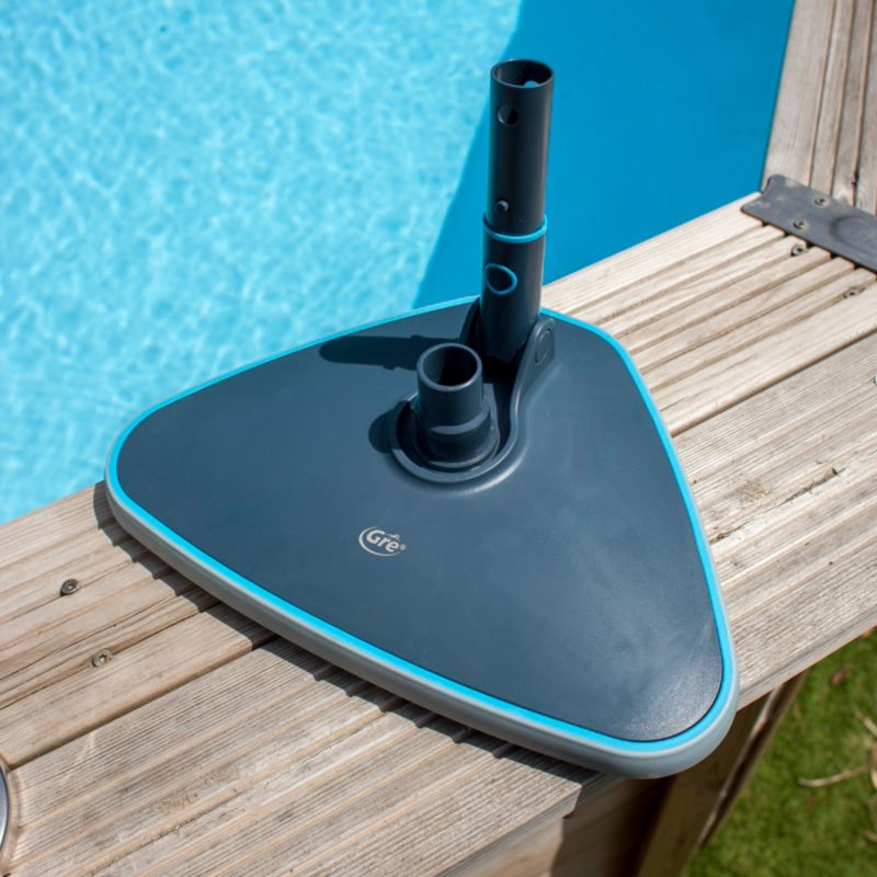 Trekantet støvsuger Graphite til pool og spa