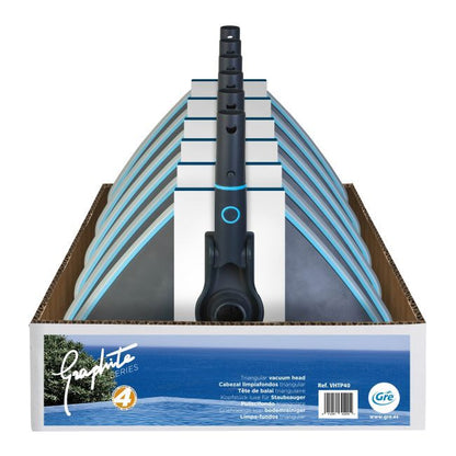 Trekantet støvsuger Graphite til pool og spa