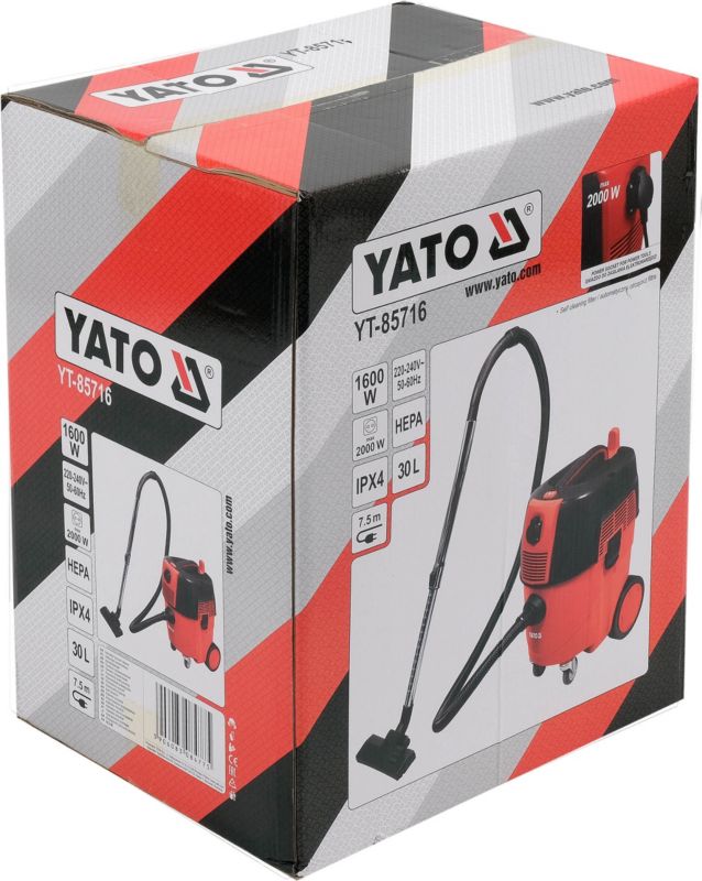Yato værkstedstøvsuger 1600 W YT-85716