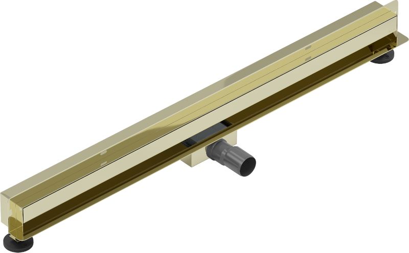 Mexen Flat vægafløb i guldfinish 90 cm 1 stk