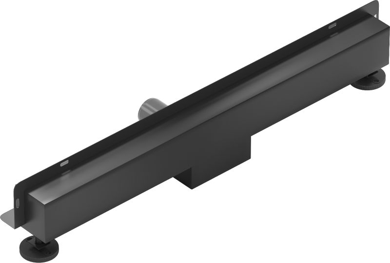 Væglinet afløb Mexen Flat 70 cm sort 1 stk