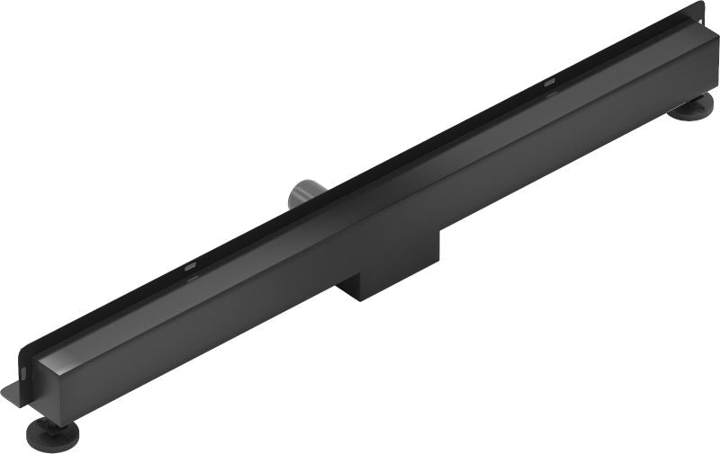 Væglinet afløb Mexen Flat sort 80 cm 1 stk