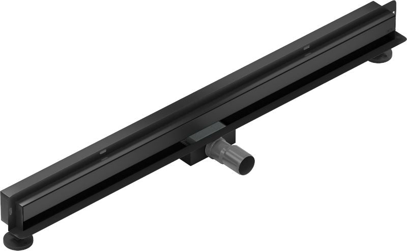Væglinet afløb Mexen Flat sort 80 cm 1 stk