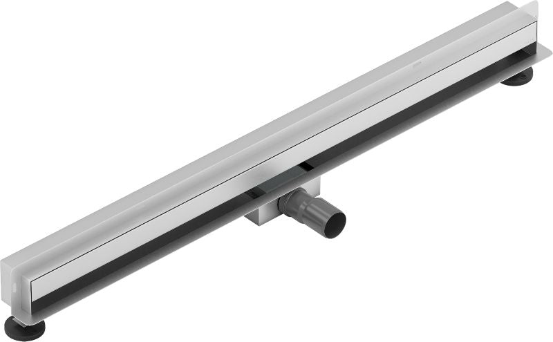 Mexen Flat vægmonteret lineært afløb i rustfrit stål 80 cm 1 stk