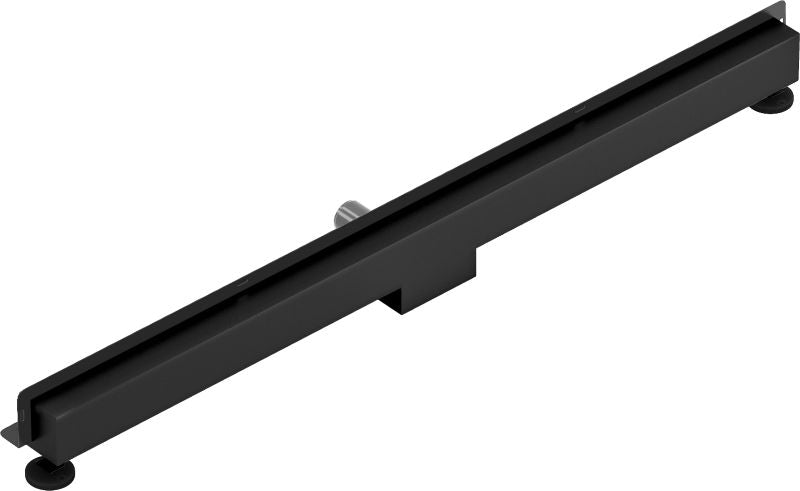 Mexen Flat Wall sort vægmonteret lineært afløb 110 cm 1 stk