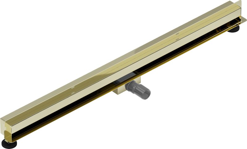 Væglinet afløb Mexen Flat guldfarvet 110 cm 1 stk
