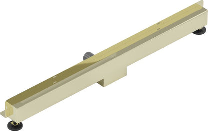 Mexen Flat vægmonteret lineært gulvafløb i guld 80 cm 1 stk