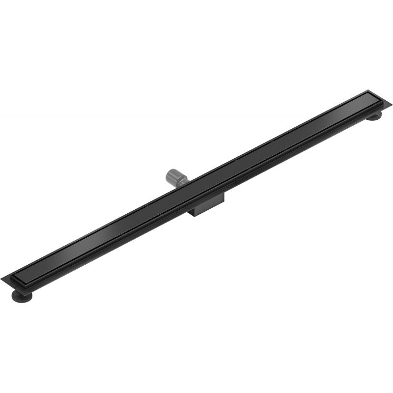 Mexen Flat lineært afløb 110 cm mat-sort 1 stk.
