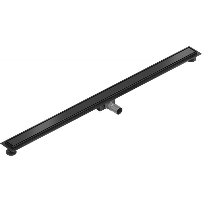 Mexen Flat lineært afløb 110 cm mat-sort 1 stk.