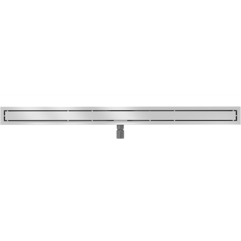 Mexen Flat lineært gulvafløb 110 cm i rustfrit stål, 1 stk.