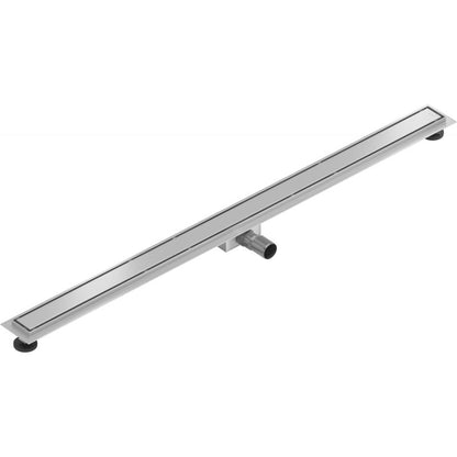 Mexen Flat lineært gulvafløb 110 cm i rustfrit stål, 1 stk.