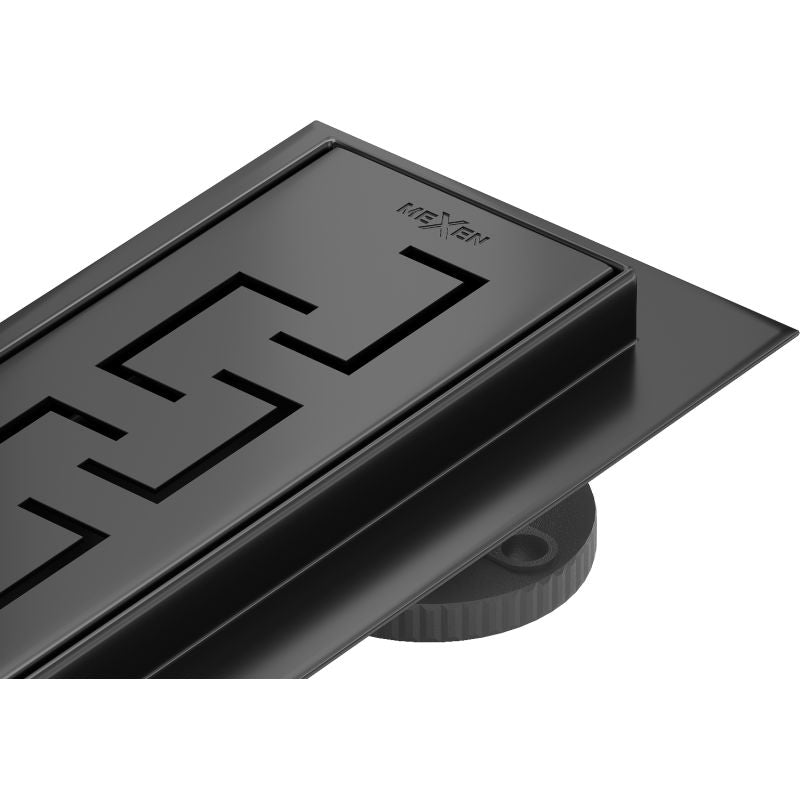 Mexen Flat 360 lineært afløb sort 1 stk.