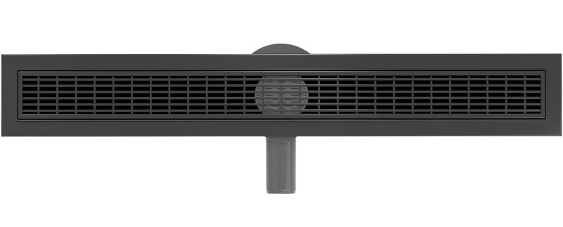 Mexen Flat 360 lineært gulvafløb, sort, 60 cm, 1 stk