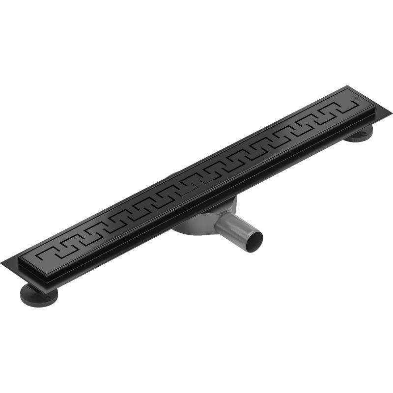 Mexen Flat 360 lineært afløb, sort, 70 cm, 1 stk.
