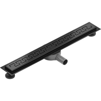 Mexen Flat 360 lineært afløb, sort, 70 cm, 1 stk.