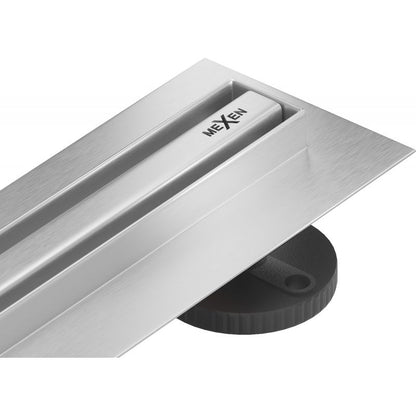 Mexen Flat 360 inox lineært afløb 80 cm, 1 stk.