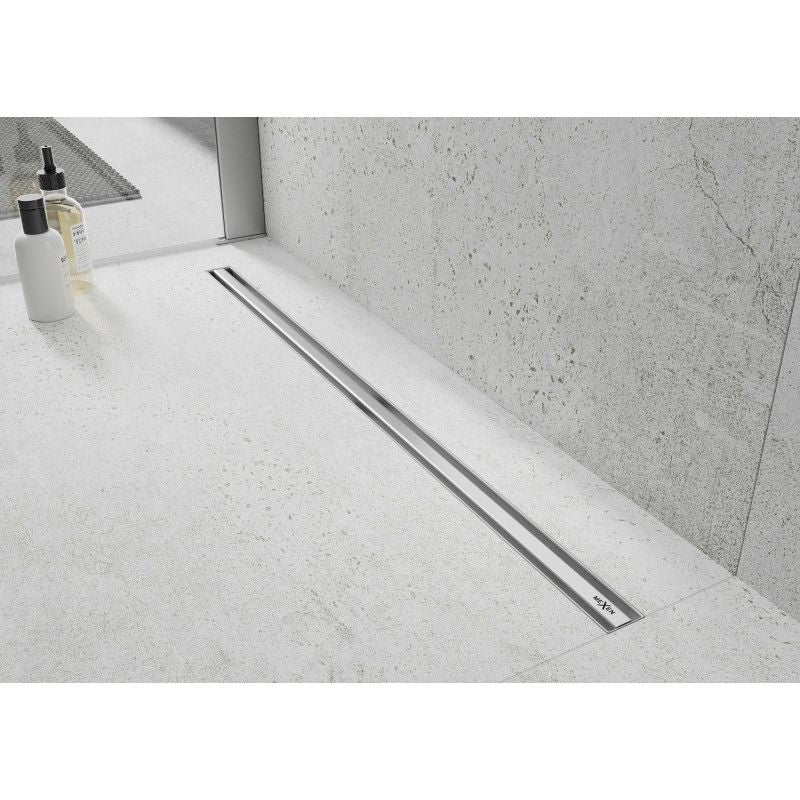 Mexen Flat 360 inox lineært afløb 80 cm, 1 stk.