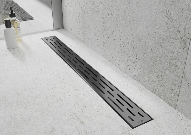 Mexen Flat 360 M01 lineært gulvafløb 70 cm sort 1 stk
