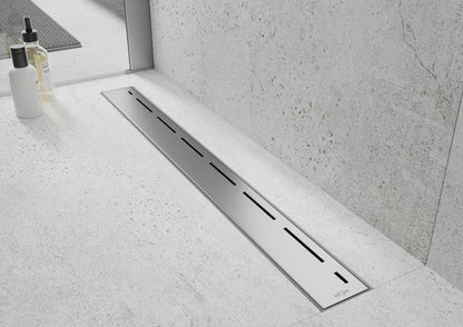 Mexen Flat 360 M03 lineært afløb i rustfrit stål inox 70 cm, 1 stk.