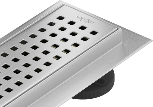 Mexen Flat 360 M08 lineært afløb i inox, 70 cm, 1 stk