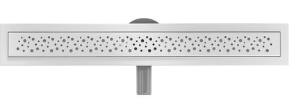 Mexen Flat 360 M12 lineært gulvafløb i inox, 70 cm, 1 stk.