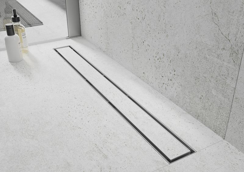 Mexen Flat 360 M13 roterbar 2-i-1 lineært gulvafløb i rustfrit stål 70 cm, 1 stk.