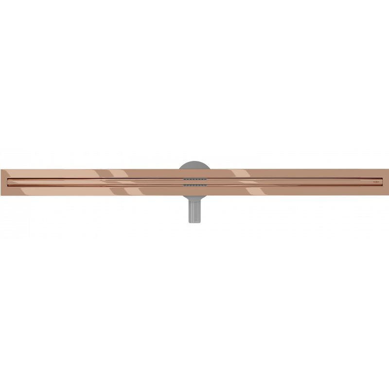 Mexen Flat 360 lineært afløb i rosa guld 110 cm, 1 stk.