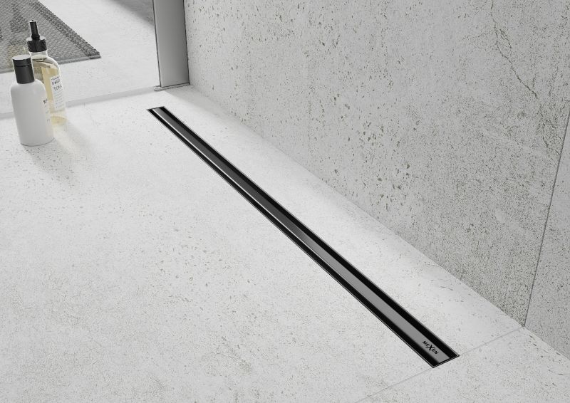 Mexen Flat 360 Slim lineært afløb sort 110 cm 1 stk