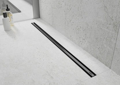 Mexen Flat 360 Slim lineært afløb sort 110 cm 1 stk