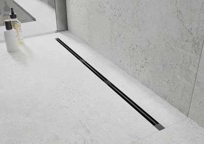 Mexen Flat 360 Slim lineært afløb sort 90 cm 1 stk