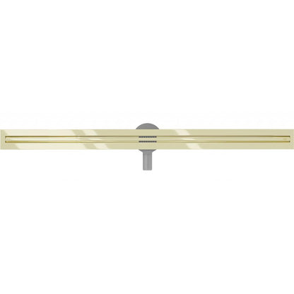 Mexen Flat 360 slim gulvafløb 120 cm i guldfinish, 1 stk.